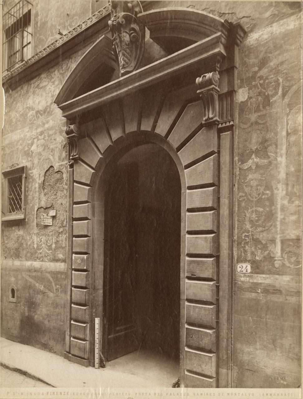 Firenze - Palazzi (positivo) di Ammannati, Bartolomeo, Fratelli Alinari (ditta) (XIX)