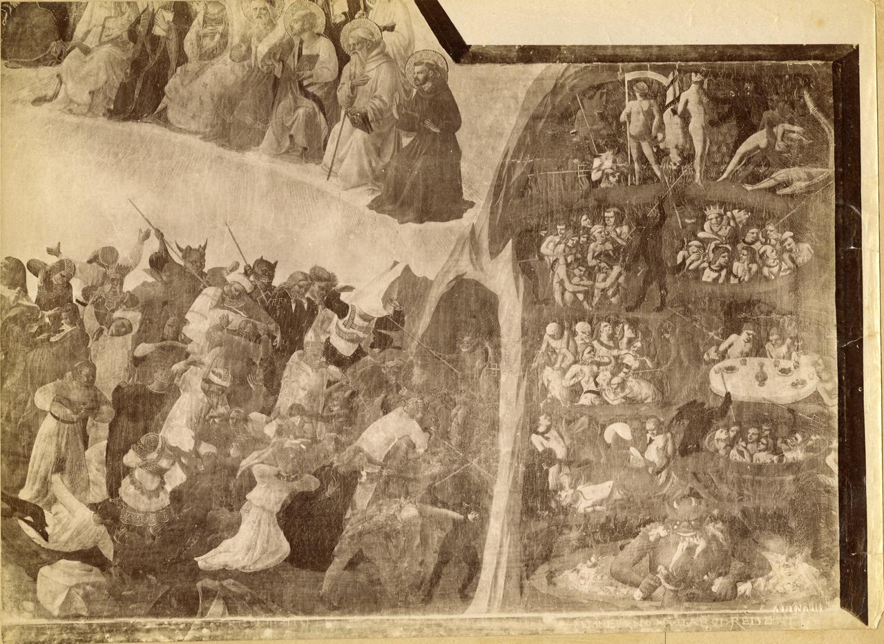 Giudizio Universale - Dipinti (positivo) di Beato Angelico, Fratelli Alinari (ditta) (XIX/ XX)