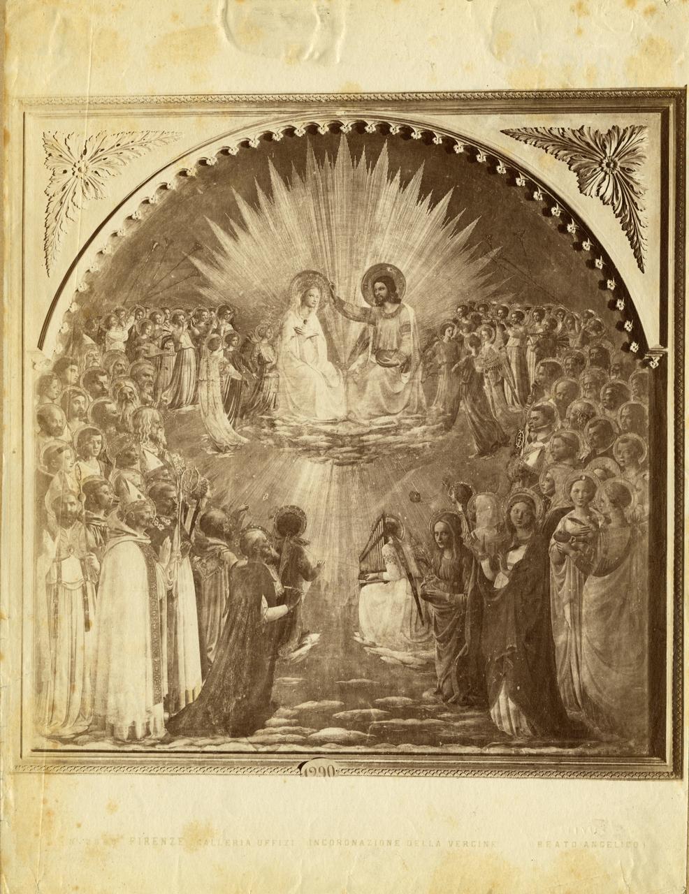 Incoronazione della Vergine - Dipinti (positivo) di Beato Angelico, Fratelli Alinari (ditta) (XIX)