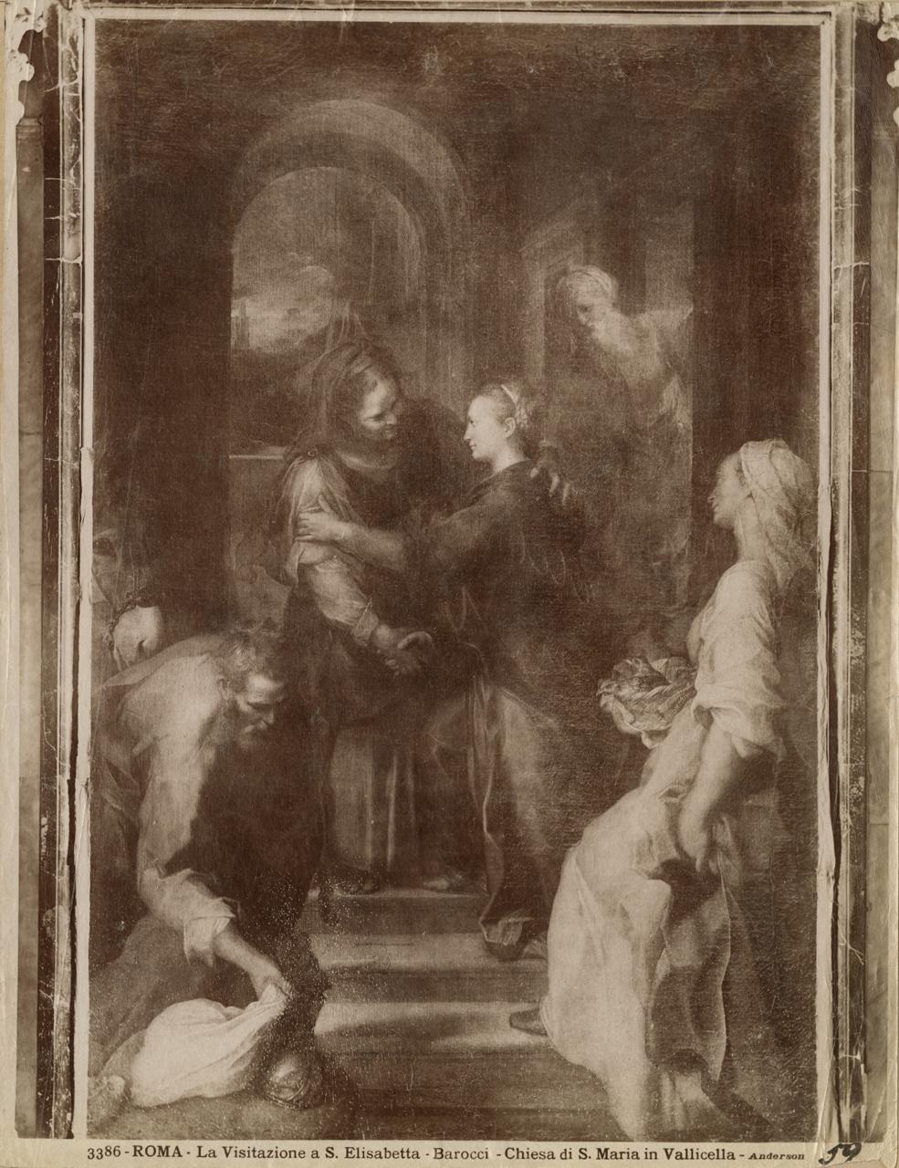 La Visitazione - Dipinti (positivo) di Barocci, Federico, Anderson, Domenico (ditta) (XIX/ XX)