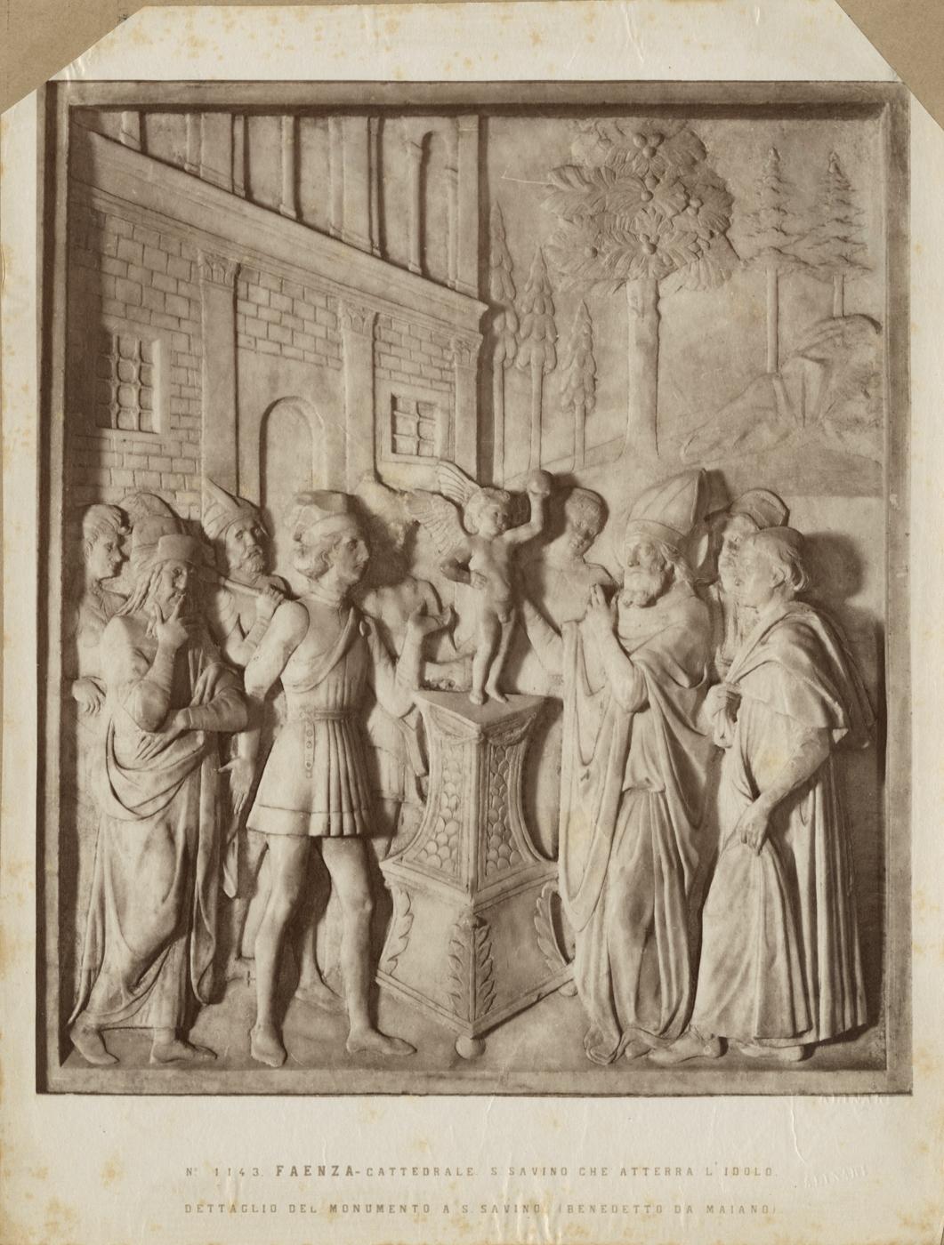 Reliquiario di San Savino - Sculture - Reliquiari (positivo) di Benedetto da Maiano, Fratelli Alinari (ditta) (XIX)