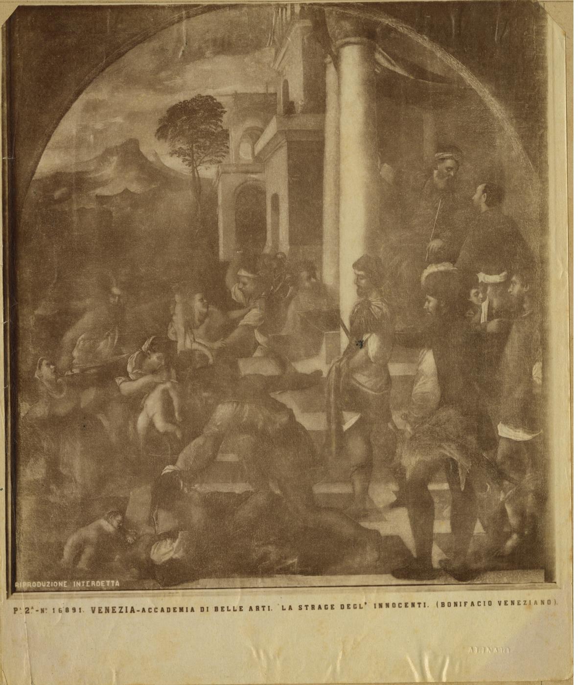 Strage degli innocenti - Dipinti (positivo) di dei Pitati, Bonifacio, Fratelli Alinari (ditta) (XIX/ XX)