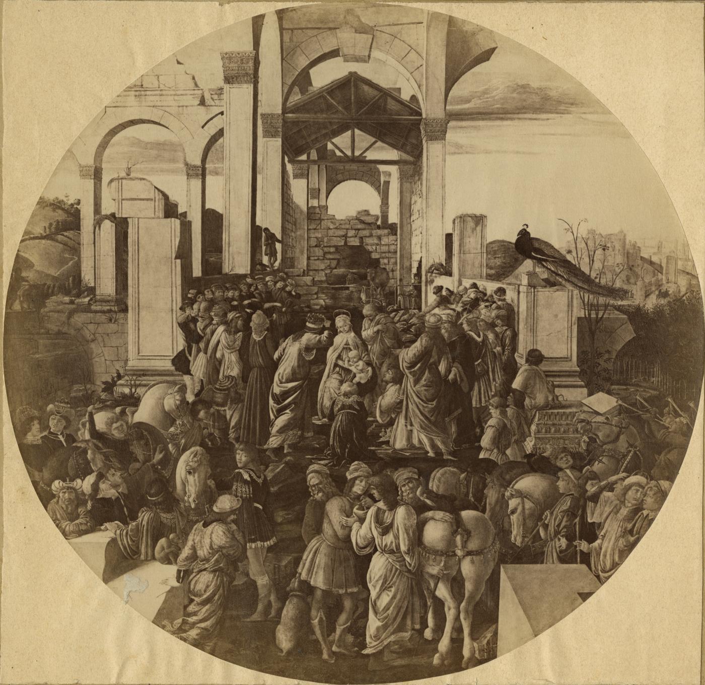 Adorazione dei Magi - Dipinti (positivo) di Botticelli, Sandro, Anonimo (XIX/ XX)