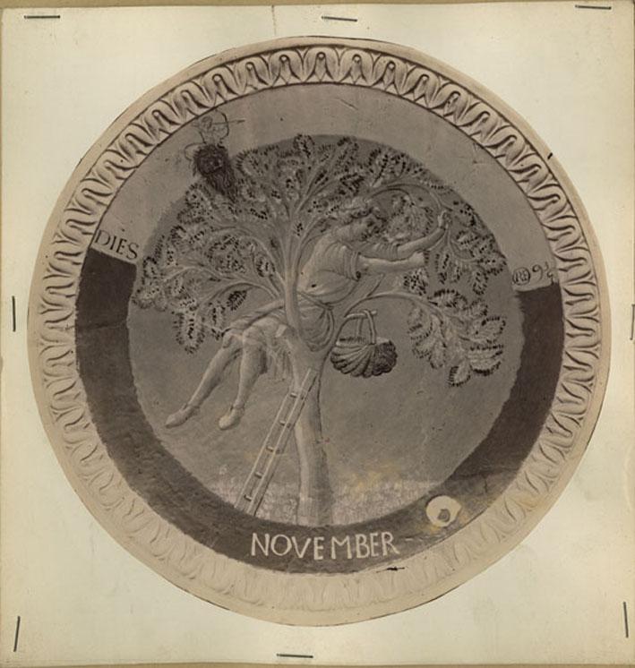 Mesi - Novembre - Sculture - Rilievi (positivo) di Della Robbia, Luca, Anonimo (XIX/ XX)