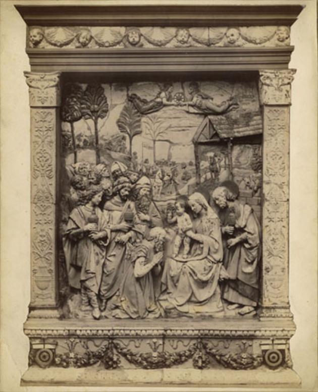 Adorazione dei Magi - Sculture - Rilievi (positivo) di Della Robbia, Andrea, Della Robbia, Luca, Anonimo (XIX/ XX)