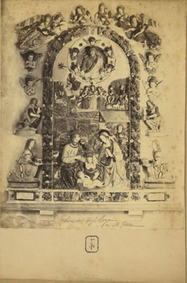 Natività - Sculture - Rilievi (positivo) di Della Robbia, Giovanni Antonio, Fratelli Alinari (XIX)