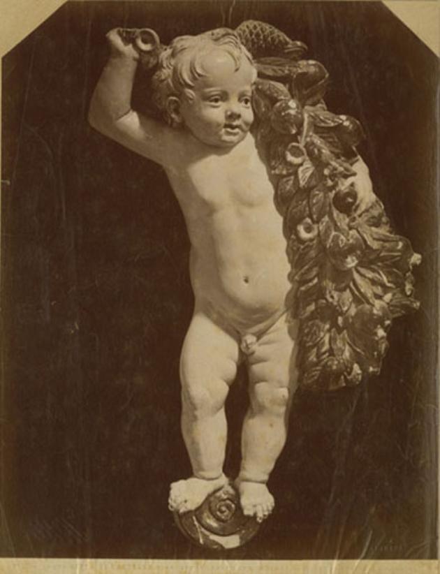 Putto - Sculture (positivo) di Della Robbia, Andrea (bottega), Della Robbia, Luca (attr), Fratelli Alinari (XIX/ XX)