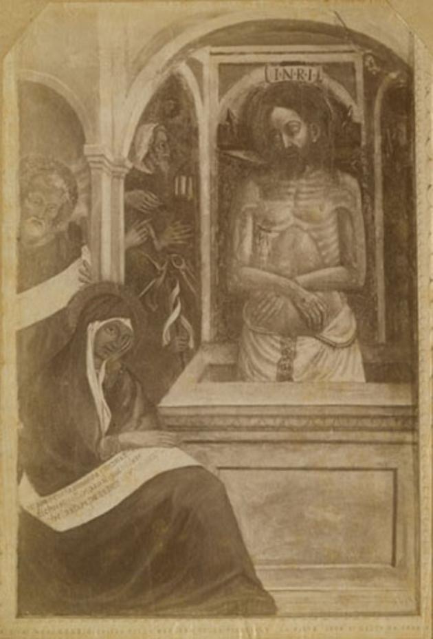 Pietà - Dipinti (positivo) di Domenico di Cecco di Baldo, Fratelli Alinari (ditta) (XIX)