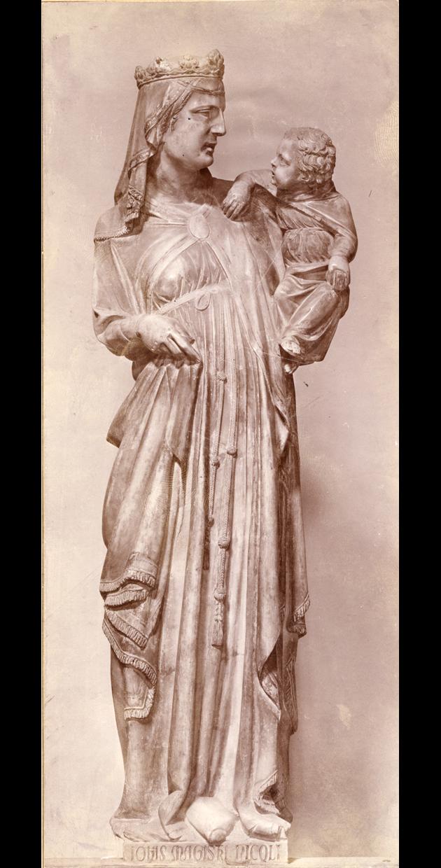 Madonna col Bambino - Sculture (positivo) di Giovanni Pisano, Anonimo (XIX/ XX)