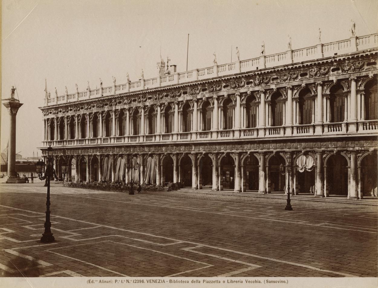 Architettura - Palazzi - Biblioteche (positivo) di Sansovino, Jacopo, Fratelli Alinari (ditta) (XIX/ XX)