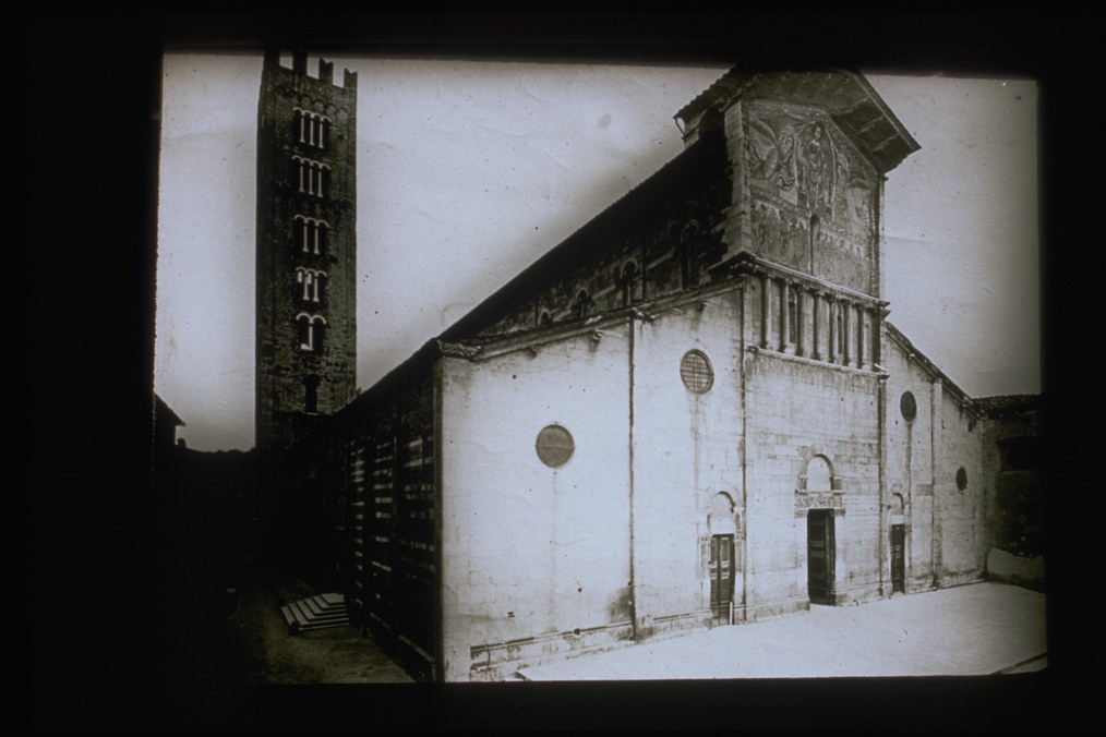 veduta/ esterno/ Lucca/ S. Frediano (diapositiva) di Croci, Felice (ditta) - ambito toscano (XX)