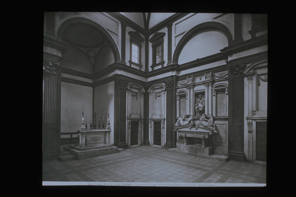 Architettura - Chiese (diapositiva) di Buonarroti, Michelangelo, Alinari, Fratelli (ditta), F.lli Alinari S.p.A. - Istituto di Edizioni Artistiche (ditta) (XX)