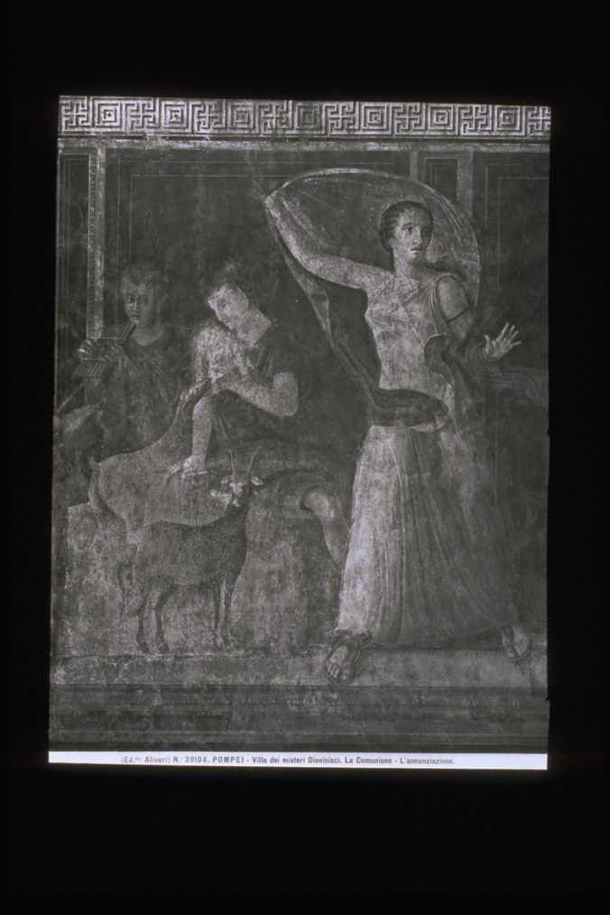 Archeologia - Pompei - dipinti (diapositiva) di F.lli Alinari S.p.A. - Istituto di Edizioni Artistiche (ditta) (XX)