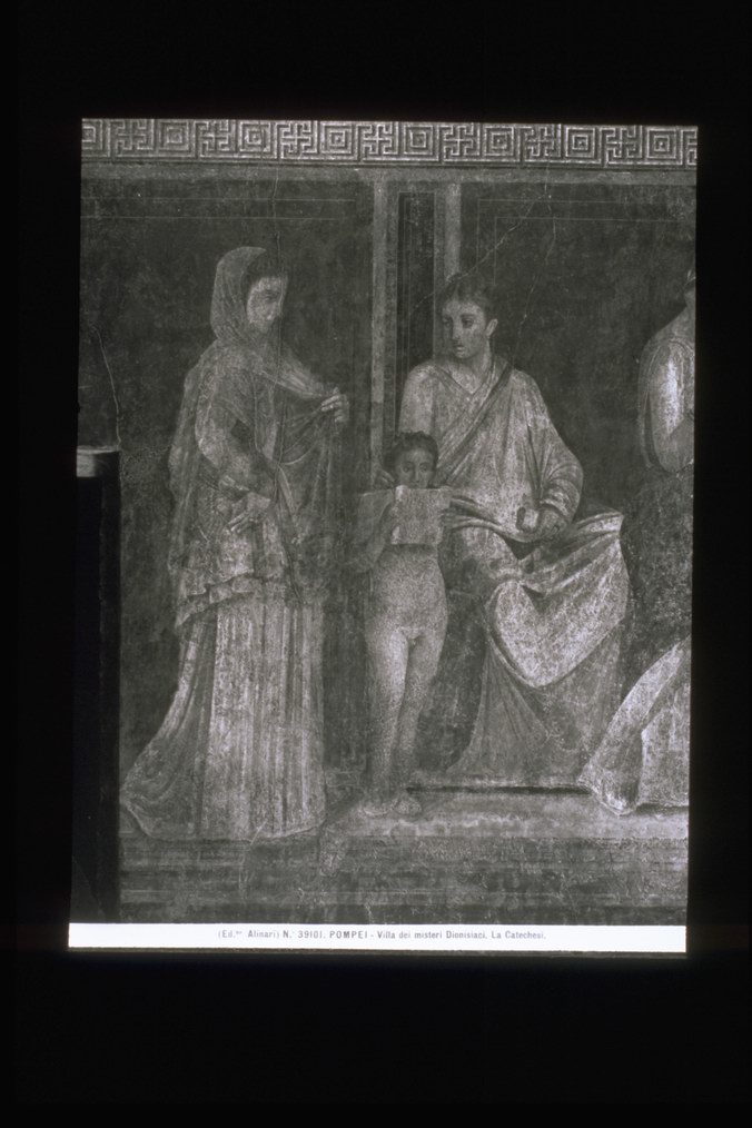 Archeologia - Pompei - dipinti (diapositiva) di F.lli Alinari S.p.A. - Istituto di Edizioni Artistiche (ditta) (XX)