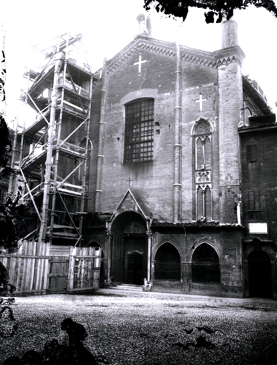 Bologna - Architetture - Restauri XX secolo - Cantieri (negativo) di Lanzoni, Giovanni (XX)