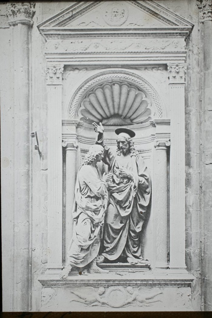 Statue - L'incredulità di San Tommaso (diapositiva) di Verrocchio, Andrea, Minerva (XX)