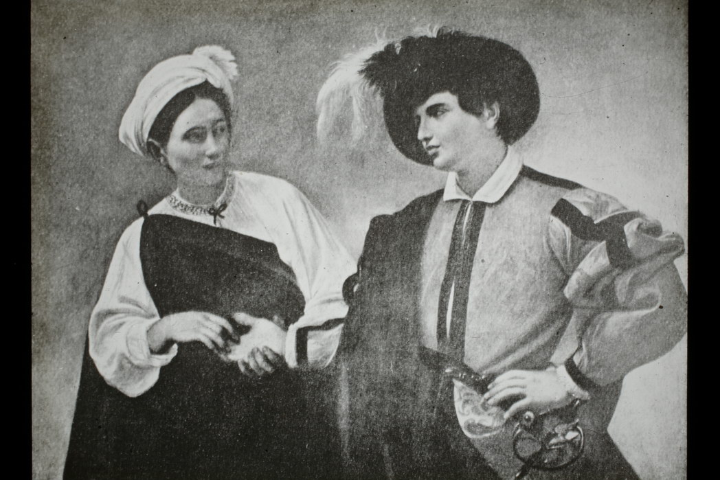 Dipinti - La Buona Ventura (diapositiva) di Merisi, Michelangelo detto Caravaggio, Ditta Croci, Felice (XX)