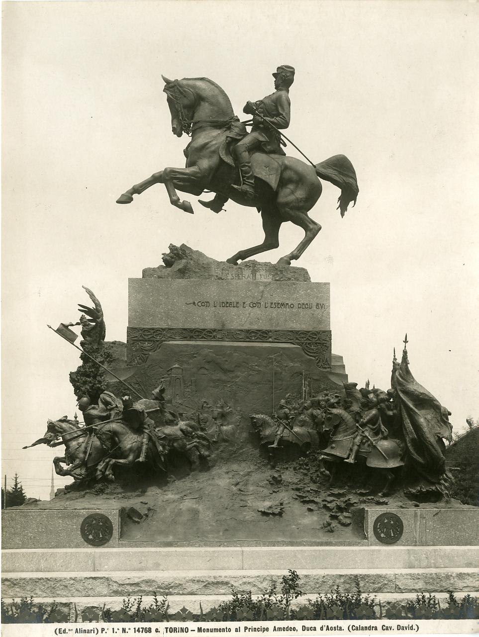 Scultura - Monumenti equestri (positivo) di Calandra, Davide, Fratelli Alinari (ditta) (XX)