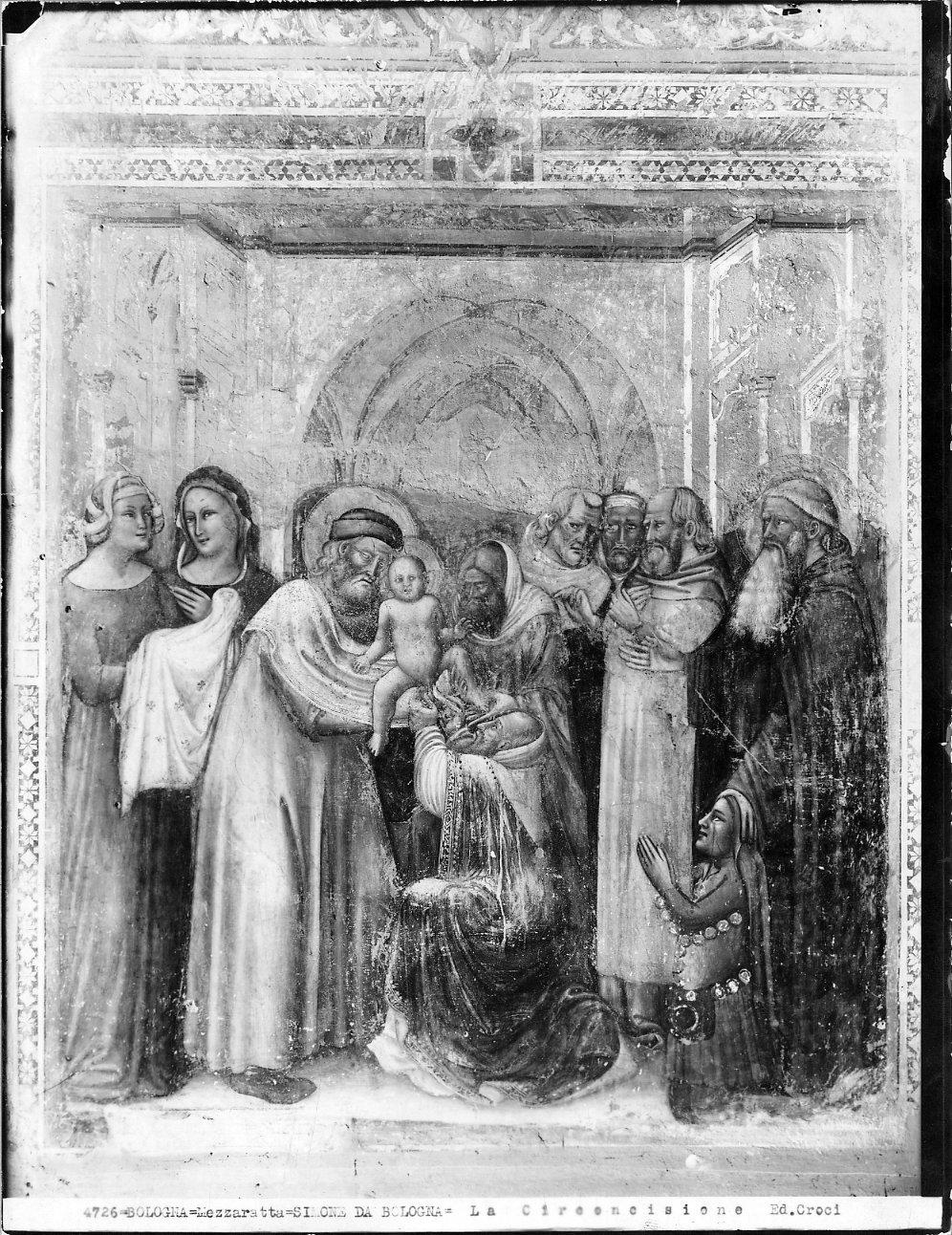 Simone di Filippo e Jacopino di Francesco/ Circoncisione/ 1345-1350/ Pinacoteca Nazionale/ Bologna (positivo) di Simone dei Crocifissi, Jacopino di Francesco, Croci, Felice (ditta) (XX)