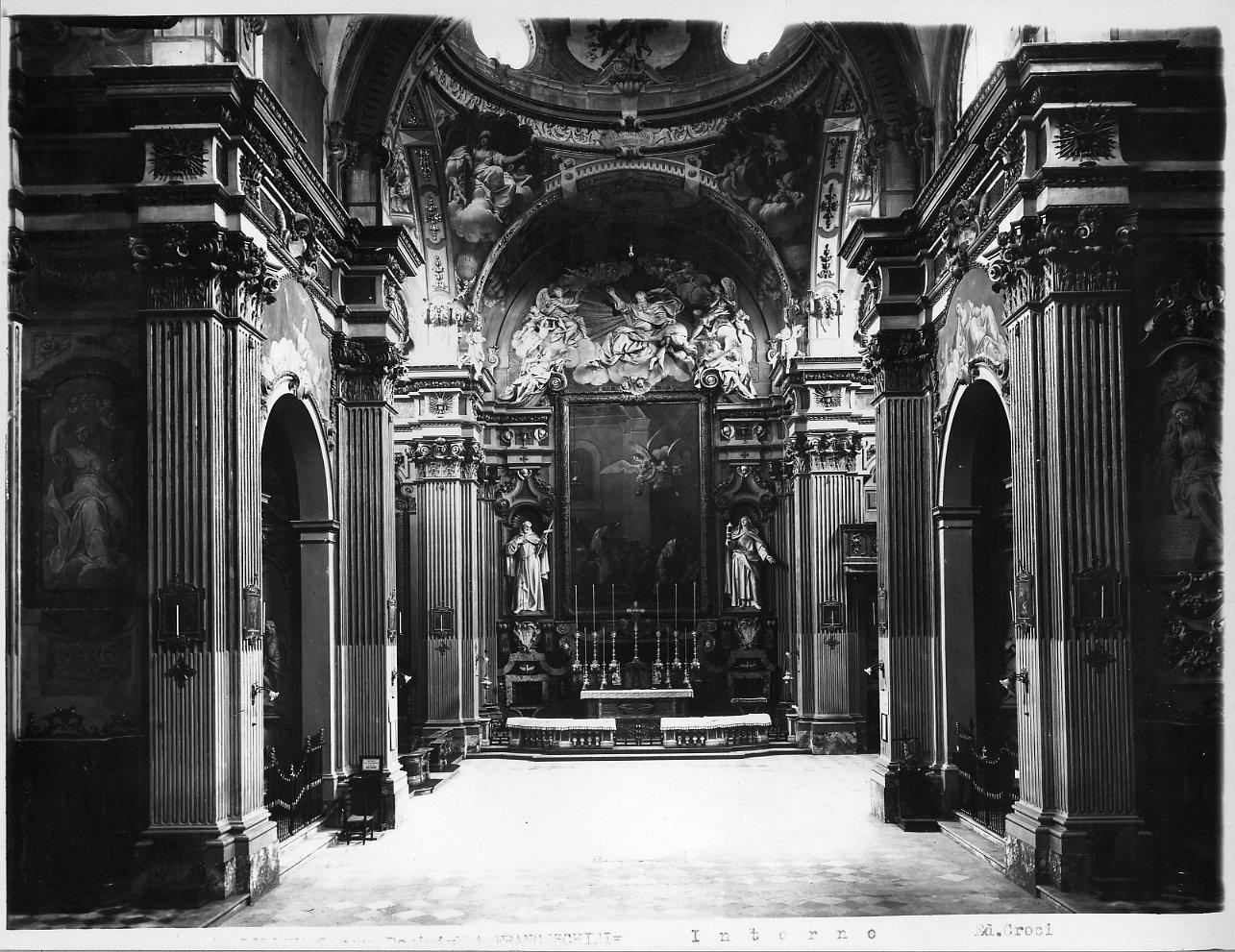 Veduta interna della chiesa del Corpus Domini/ Bologna (positivo) di Croci, Felice (XX)