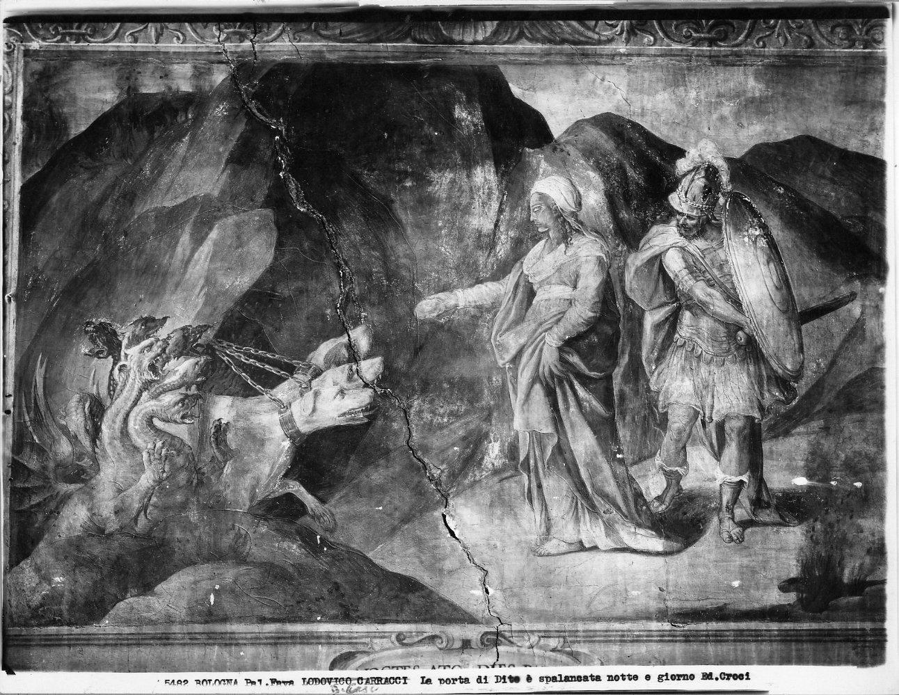 Cesi, Bartolomeo/ Antro di Dite/ 1584/ Bologna/ Palazzo Fava, Sala dell'Eneide (positivo) di Cesi, Bartolomeo, Carracci, Ludovico (attr), Croci, Felice, FOTOFAST (ditta) (XX)