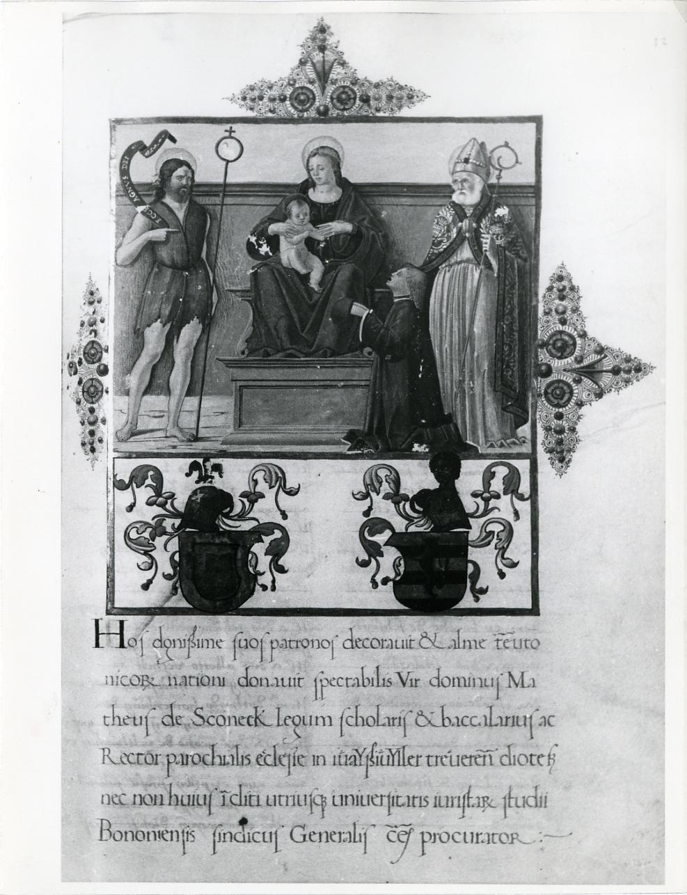 Miniature (positivo) di Anonimo - ambito francese del Nord (terzo quarto XX)