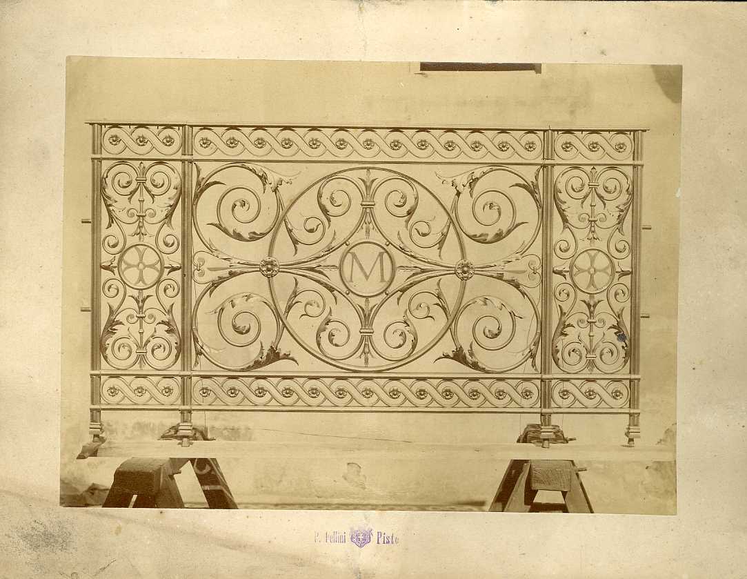 Balaustrata - Arredi (positivo) di Fellini, Pirro (ditta) (XIX)