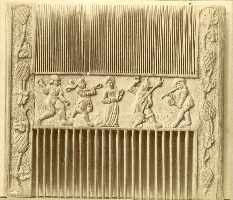 Pettine - Suppellettili (positivo) di Anonimo (XIX)