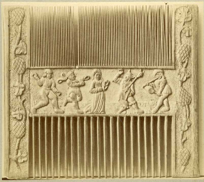 Pettine - Suppellettili (positivo) di Anonimo (XIX)