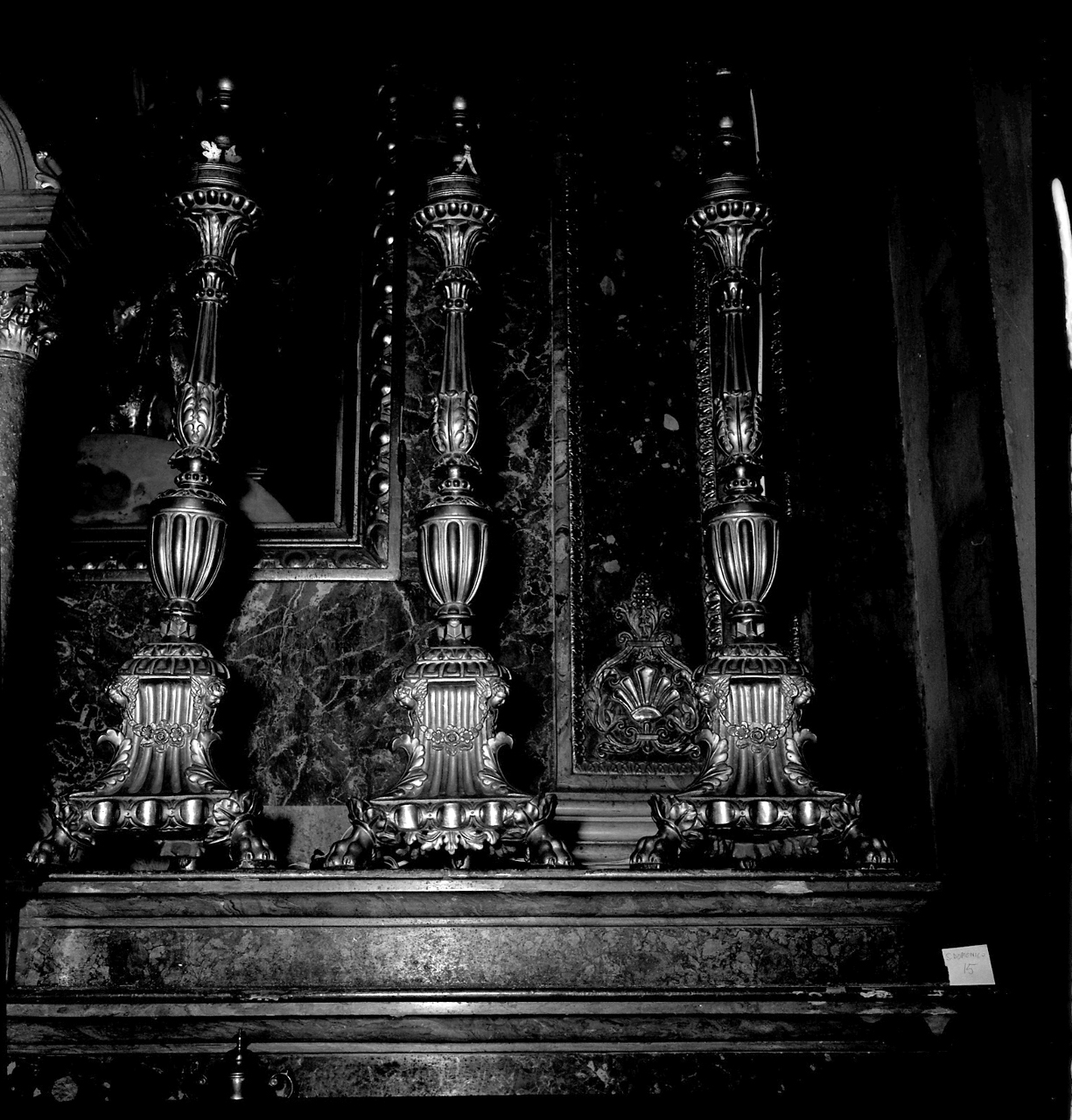 candeliere, serie - manifattura emiliana (sec. XIX)