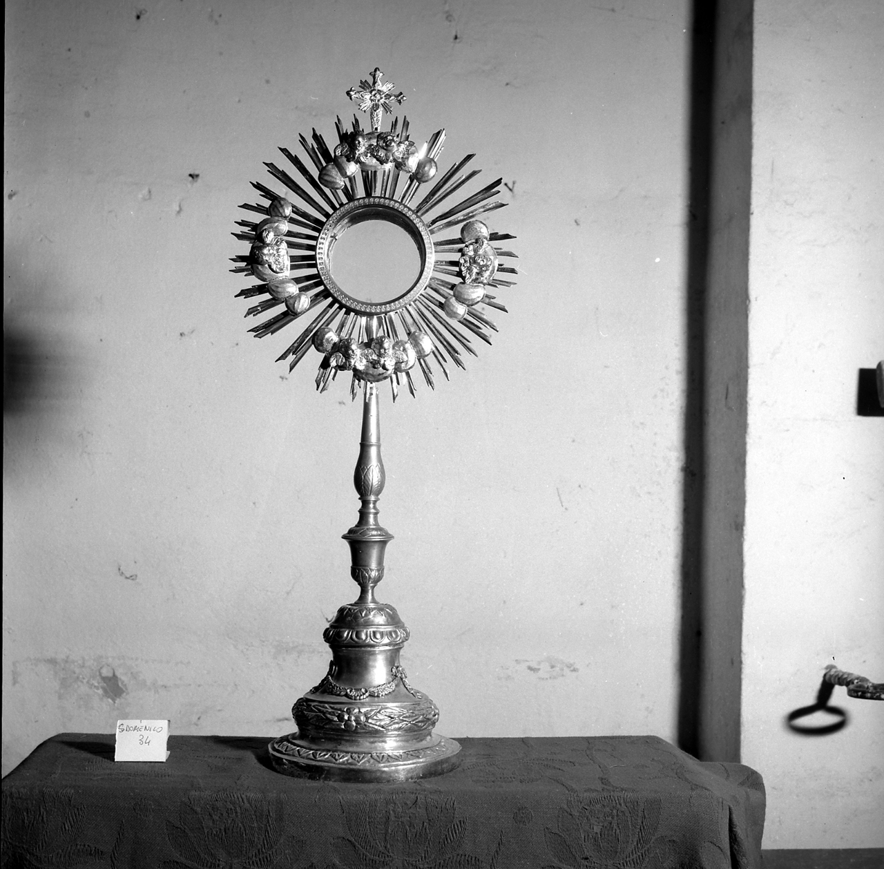 ostensorio - manifattura emiliana (sec. XIX)