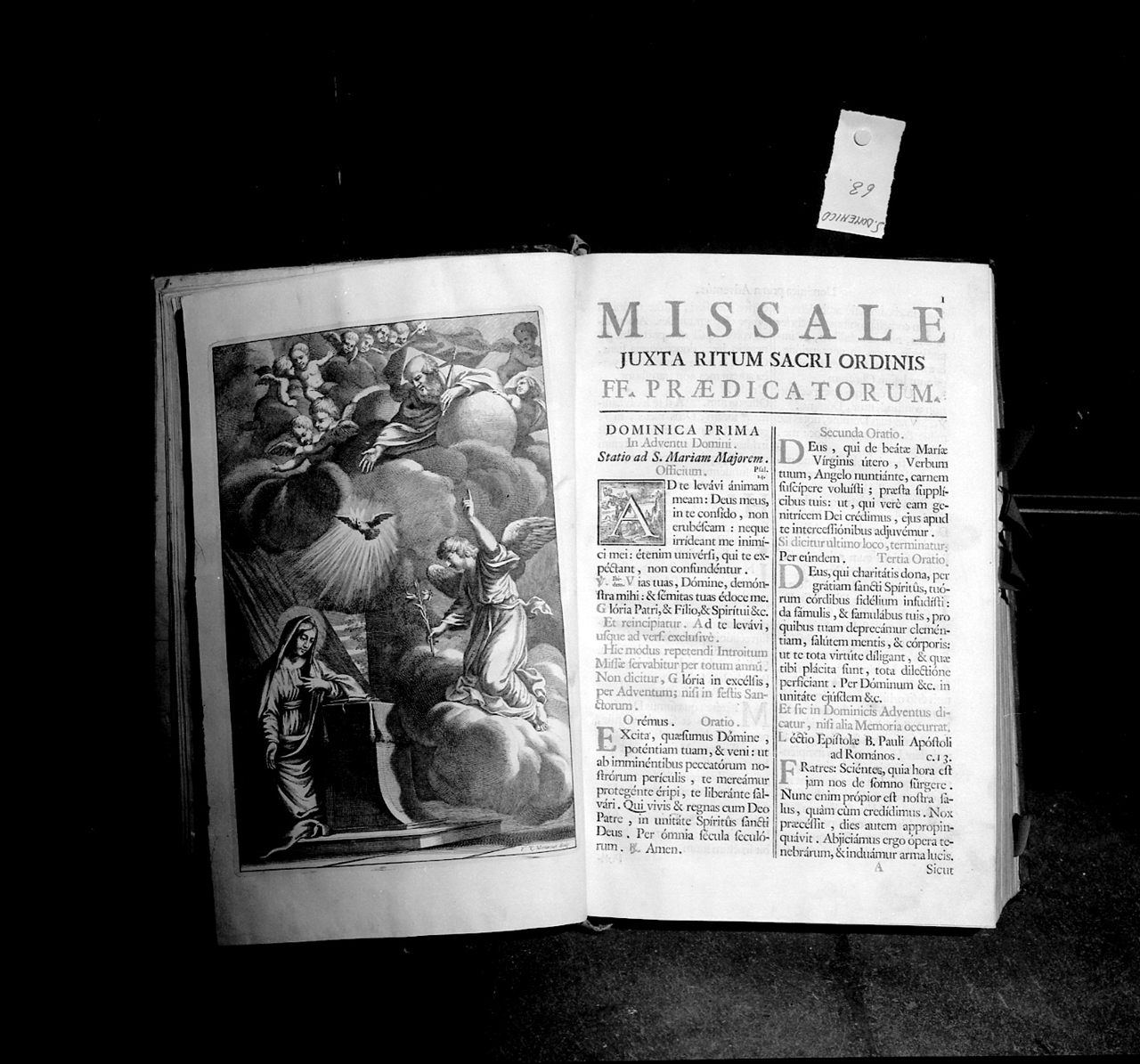 coperta di libro liturgico - ambito romano (sec. XVIII)