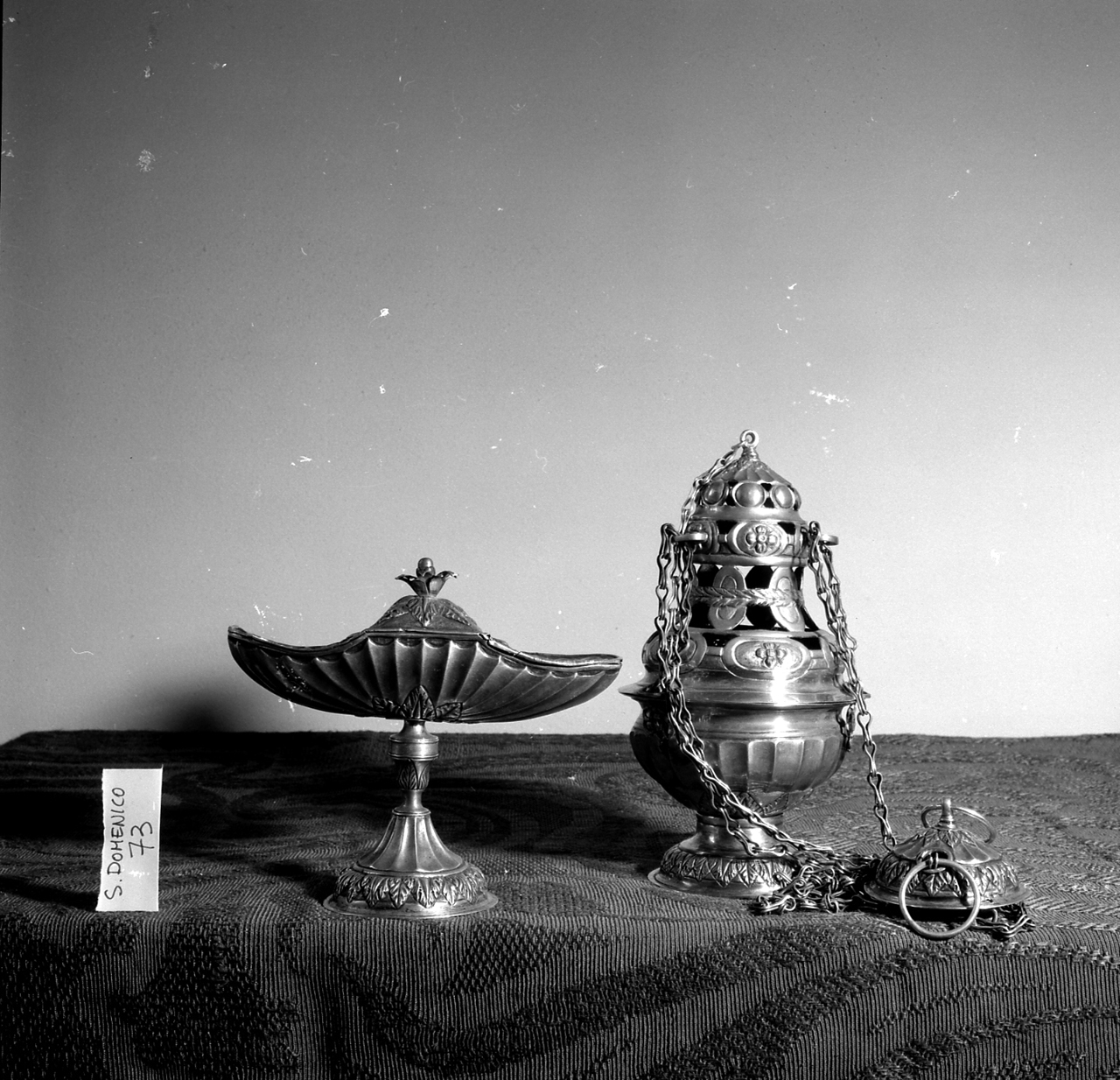 servizio per incensazione - manifattura emiliana (sec. XVIII)