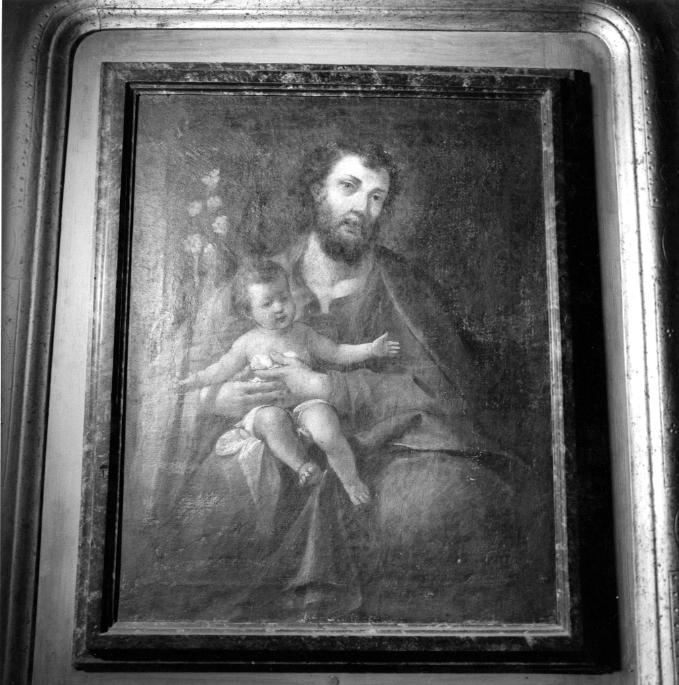 San Giuseppe e Gesù Bambino (dipinto) - ambito imolese (fine sec. XVIII)