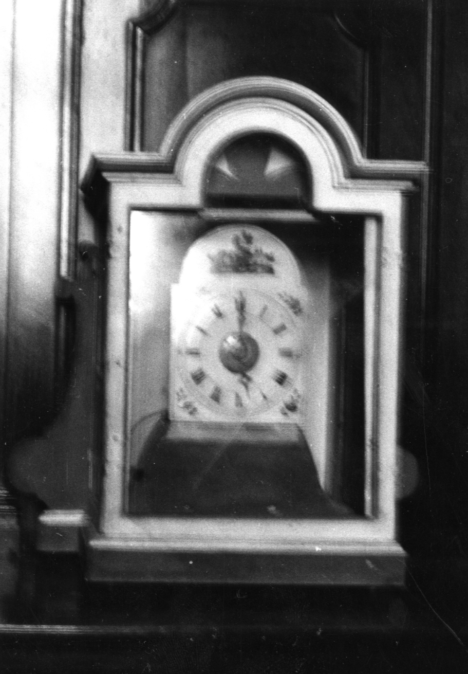cassa di orologio a pendolo - ambito bolognese (fine sec. XIX)