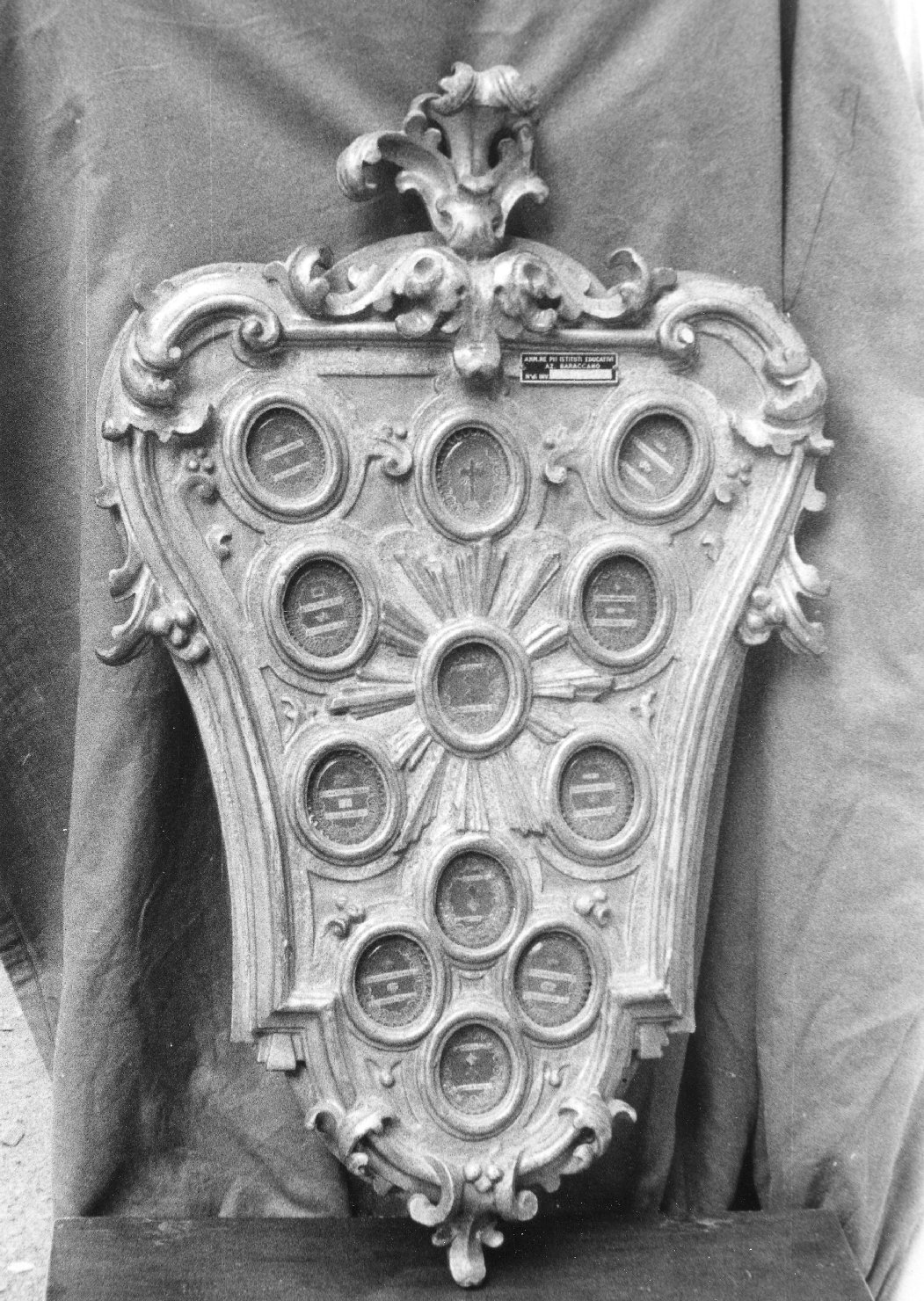 reliquiario - ambito bolognese (sec. XVIII)