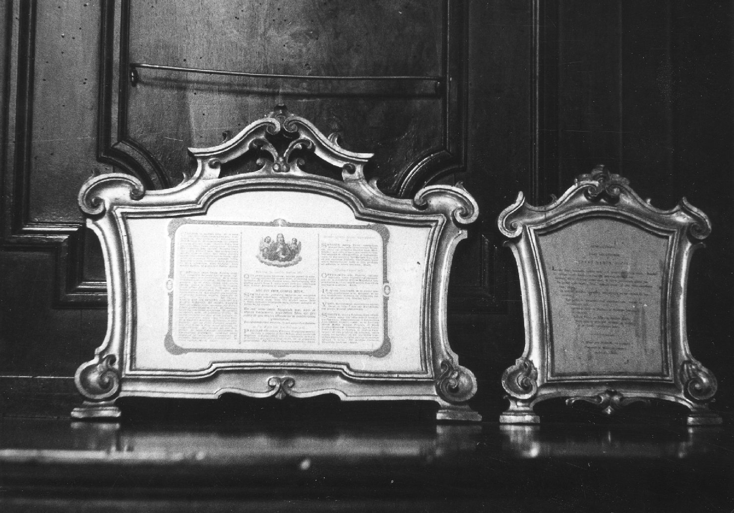 cartagloria - ambito bolognese (sec. XVIII)