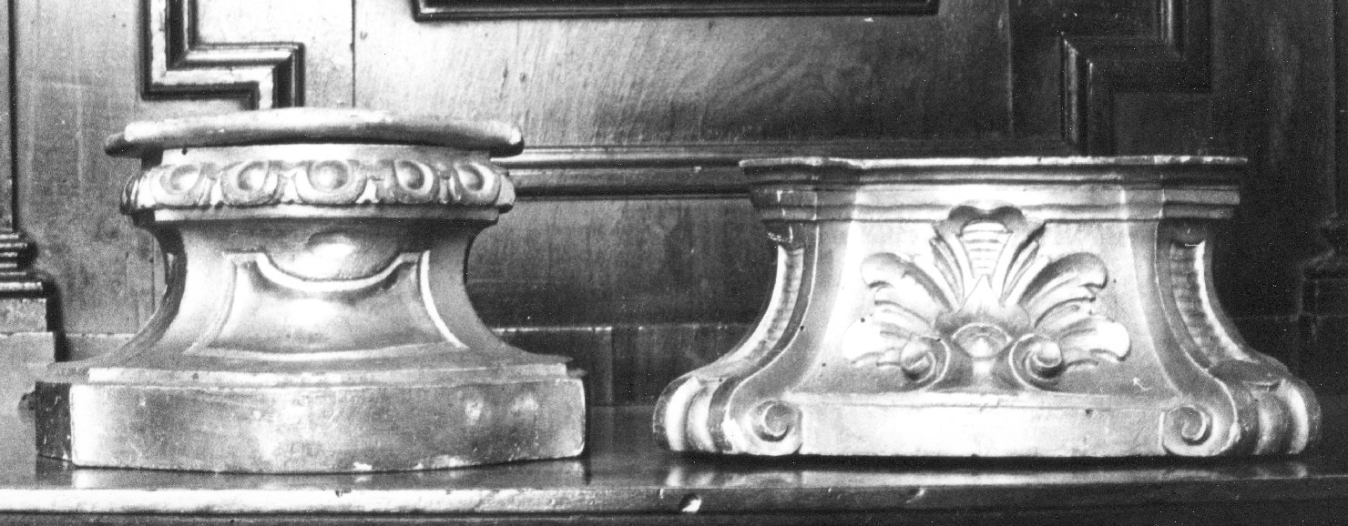 piedistallo - ambito bolognese (sec. XVII)