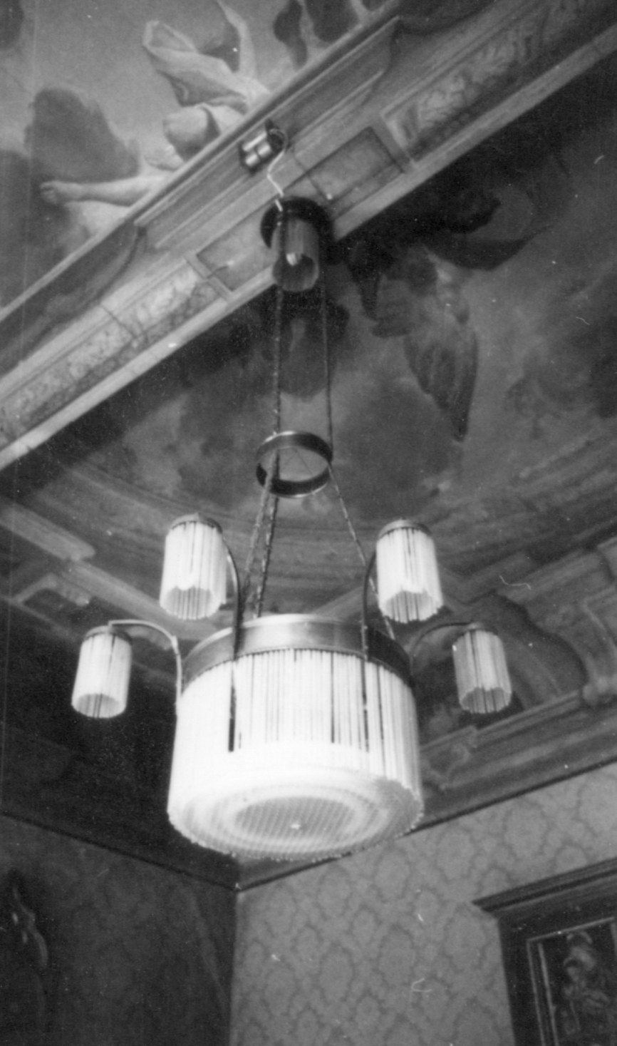 lampadario - a bracci - produzione italiana (inizio sec. XX)