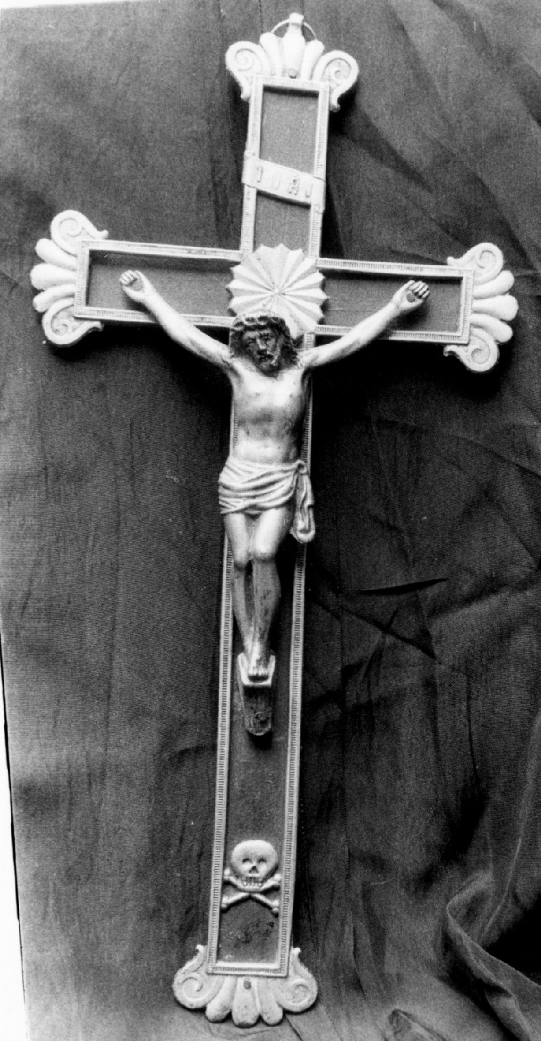 Cristo crocifisso (crocifisso) - produzione italiana (sec. XIX)