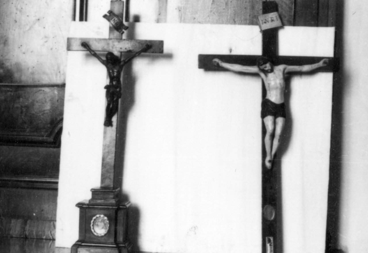 Cristo crocifisso (reliquiario - a croce) - produzione italiana (fine sec. XVI)