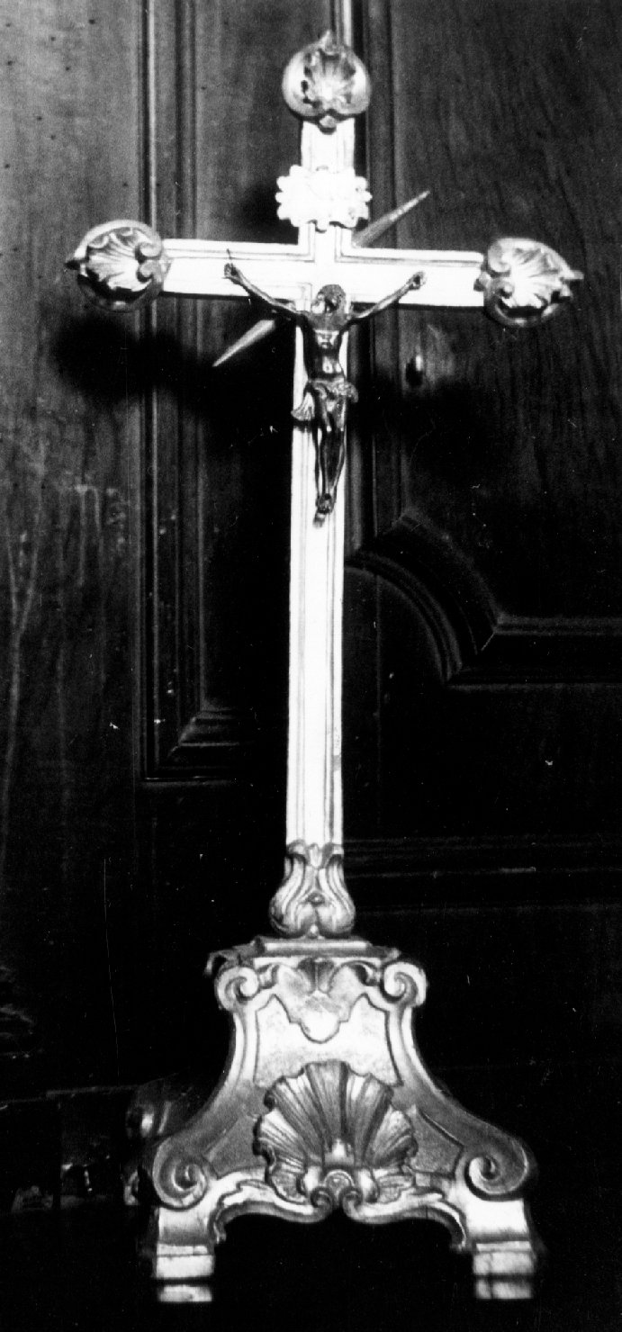 Cristo crocifisso (crocifisso) - produzione italiana (sec. XVIII)