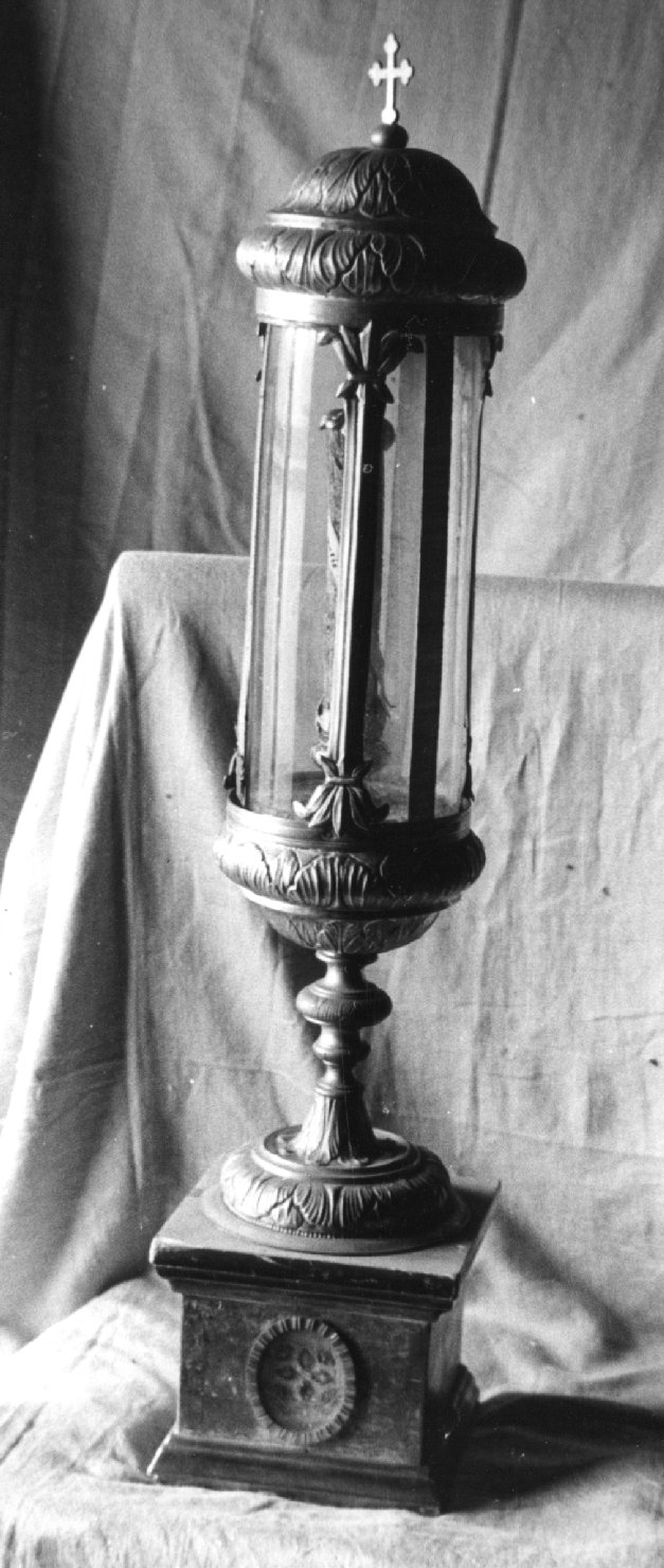 fiala di pellegrinaggio - produzione bolognese (sec. XIX)