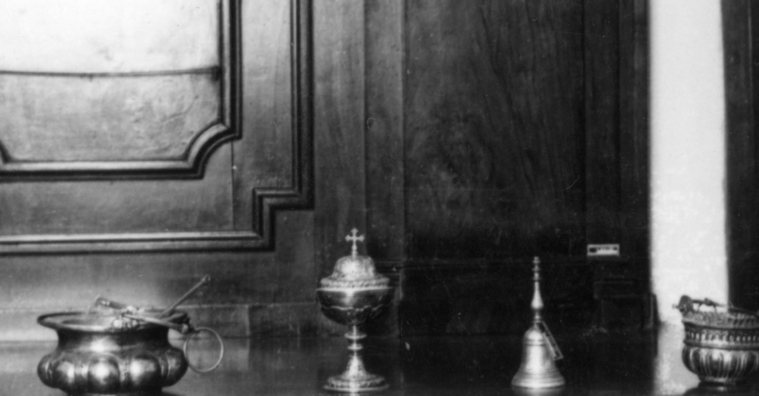 aspersorio - a pennello - produzione bolognese (sec. XVII)