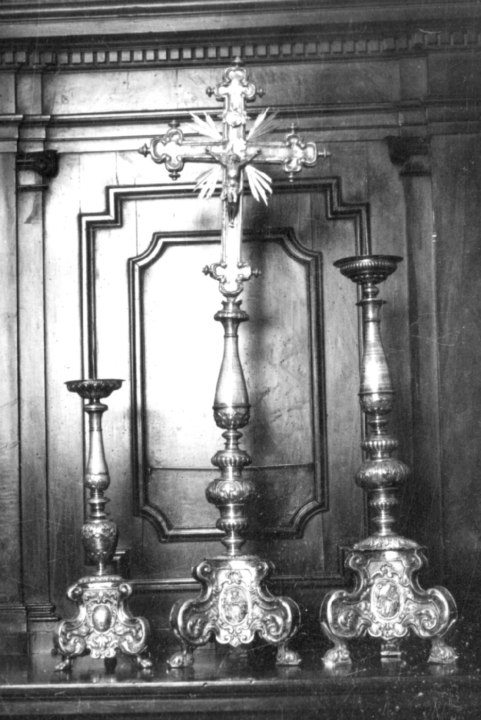 candeliere - produzione bolognese (seconda metà sec. XVIII)