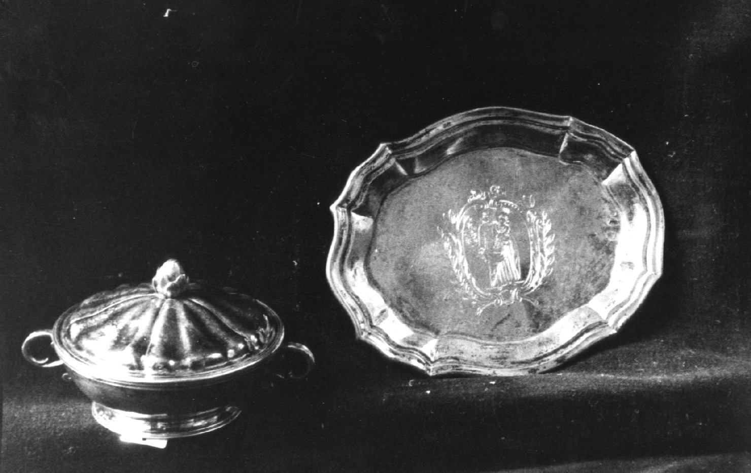 San Giuseppe (piattino) - produzione bolognese (fine sec. XVII)