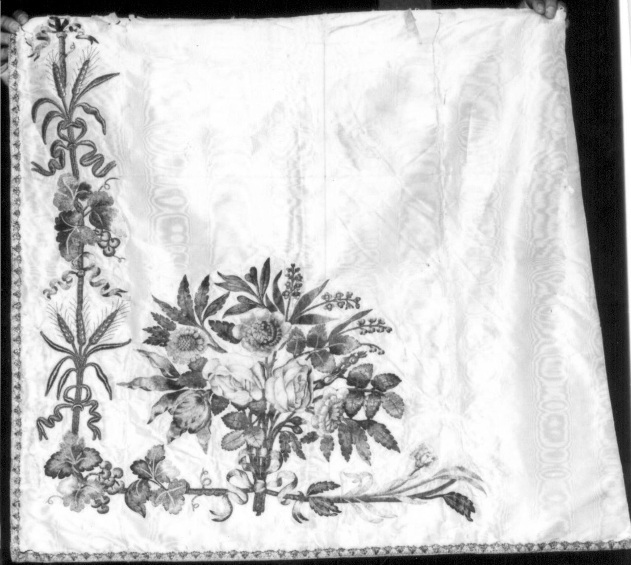 drappellone di baldacchino, insieme - manifattura italiana (sec. XVIII, sec. XX)