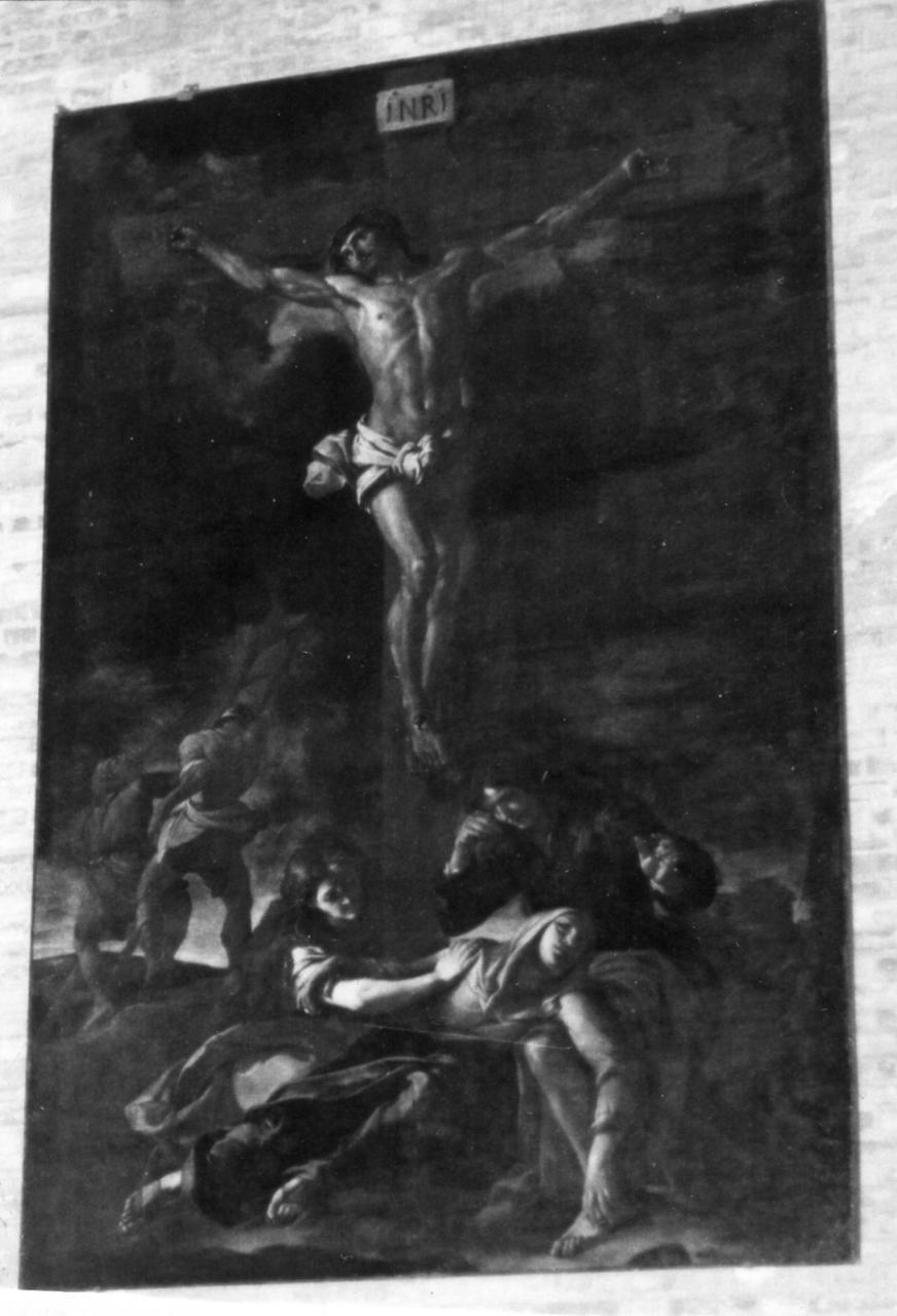 crocifissione di Cristo (dipinto) di Stringa Francesco (seconda metà sec. XVII)