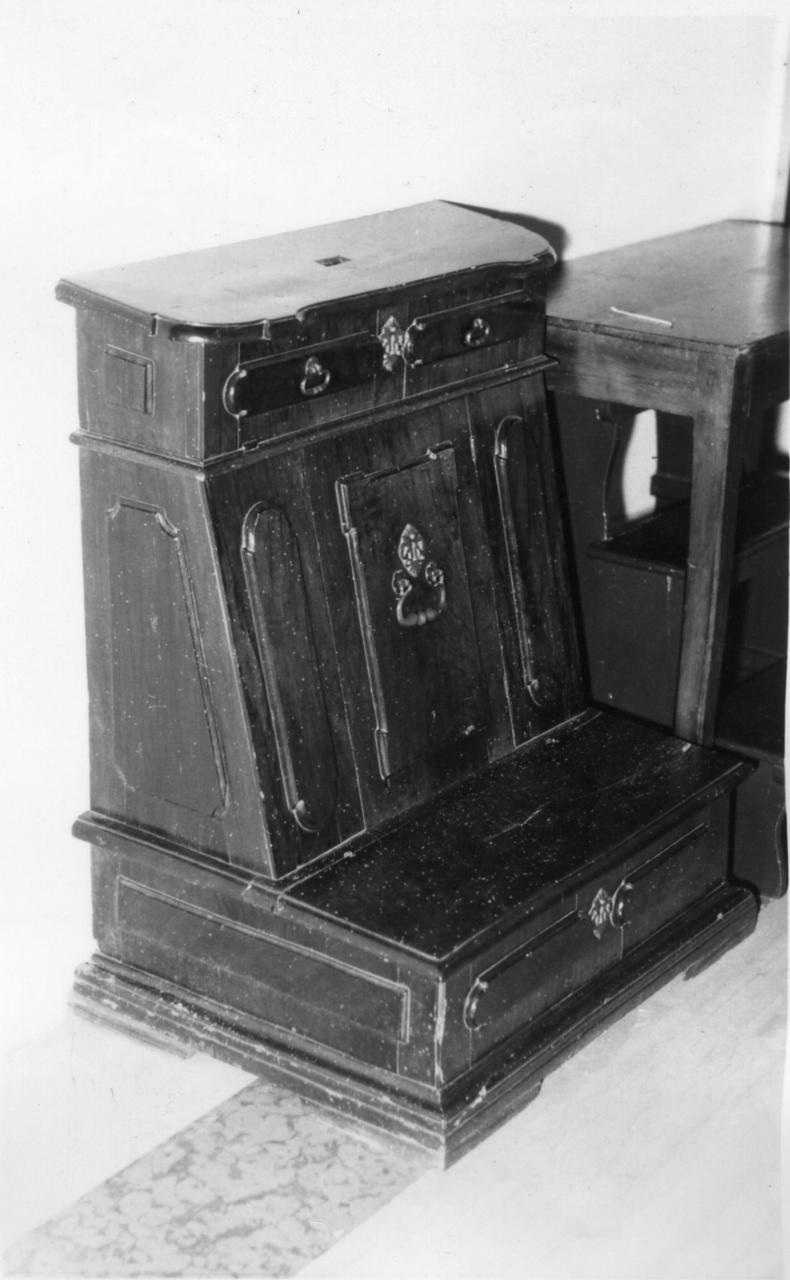 inginocchiatoio - bottega modenese (metà sec. XVII)