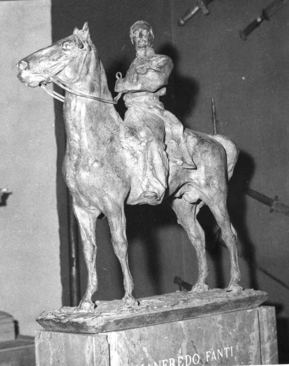 bozzetto per il monumento equestre Fanti (scultura) di Troubetzkoy Paolo (fine sec. XIX)